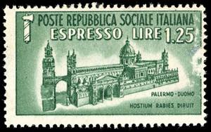 1944 - 1,25 lire Duomo di Palermo (23), ... 