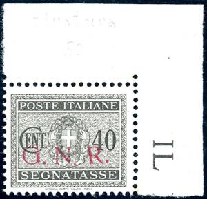 1943 - 40 cent., soprastampa G.N.R. di ... 