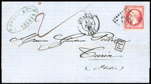 REGNO DITALIA-FRANCIA 1867 - 80 cent. ... 