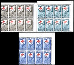 1951 - Ginnici, serie completa (661/663), ... 