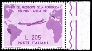 1961 - 205 lire Gronchi rosa (921), bordo di ... 