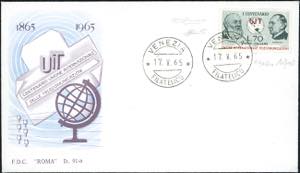 1965 - 70 lire Centenario UIT, varietà ... 