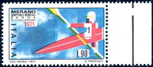 1971 - 90 lire Canoa, colori fortemente ... 