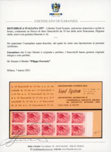 1957 - Libretto Vend System, XXXV ... 