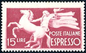 1947 - 15 lire Democratica, stampa ... 