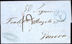 REGNO DITALIA-MOLDAVIA 1863 - Lettera non ... 