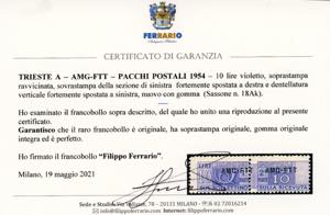 PACCHI POSTALI 1949 - 10 lire ... 