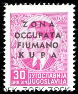 ZONA FIUMANO KUPA 1941 - 30 din. ... 