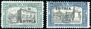 1927 - 1,25 lire su 60 cent. e 5 + 2,50 lire ... 