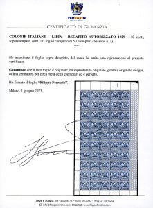 RECAPITO AUTORIZZATO 1929 - 10 ... 