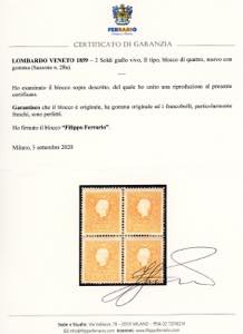 1859 - 2 soldi giallo vivo, II ... 