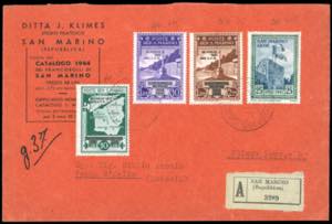 1943 - 2,75 lire, 10 lire, posta aerea ... 