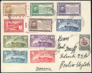 1937 - 80 cent., 2 lire, 2,60 lire, 5 lire, ... 