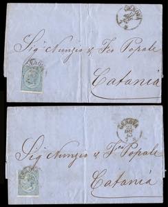 REGNO DITALIA 1863 - Otto lettere ... 