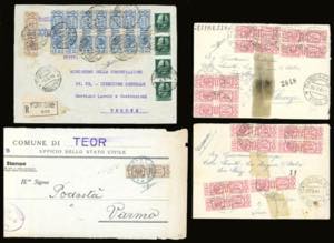 REPUBBLICA SOCIALE ITALIANA 1944 - Due buste ... 