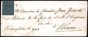 PARMA-AUSTRIA 1852 - 40 cent. azzurro (5), ... 