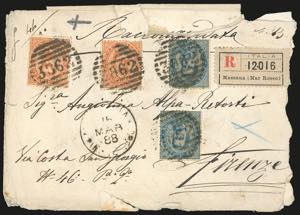 ERITREA MASSAUA 1888/1895 - Due ... 