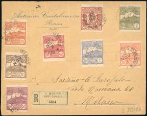 SAN MARINO 1912/1925 - Cinque ... 