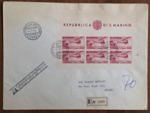 SAN MARINO FOGLIETTI 1961 - 1.000 ... 