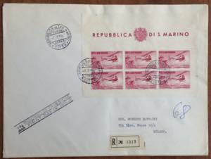 SAN MARINO FOGLIETTI 1961 - 1.000 ... 