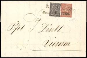 PARMA-AUSTRIA 1856 - 15 cent. rosa, 25 cent. ... 