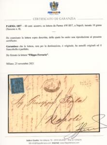 PARMA-NAPOLI 1857 - 40 cent. ... 
