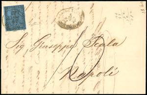 PARMA-NAPOLI 1857 - 40 cent. azzurro (5), ... 