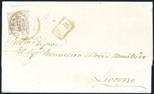 1860 - 20 cent. lilla grigio chiaro (16), ... 