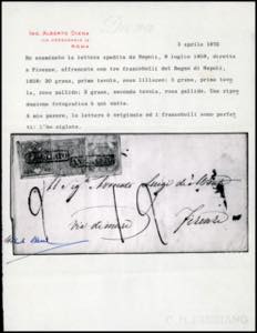 1858 - 20 grana rosa lillaceo I ... 