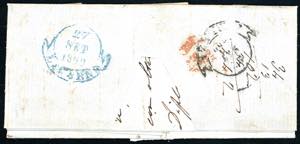 1859 - 10 grana carminio lillaceo, ... 
