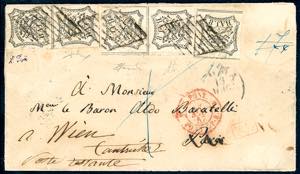 STATO PONTIFICIO-FRANCIA-AUSTRIA 1857 - 8 ... 