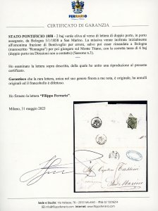 STATO PONTIFICIO-SAN MARINO 1858 - ... 