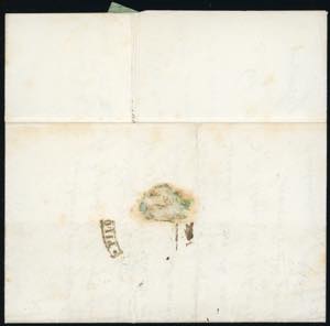 1859 - Lettera non affrancata da ... 