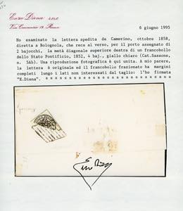 1858 - 4 baj giallo chiaro (5Ab), ... 