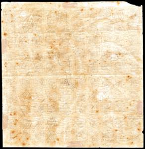 1852 - 8 baj bianco (9), foglio ... 