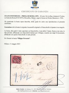 1870 - 40 cent. De La Rue, ... 