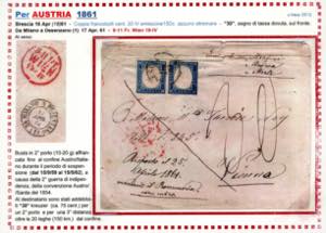 SARDEGNA-AUSTRIA 1861 - 20 cent. ... 