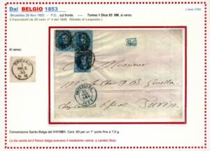 SARDEGNA-BELGIO 1853 - ... 