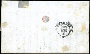 1859 - 5 baj violetto (6), margini ... 