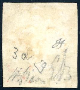 1851 - 40 cent. rosa (3), nuovo, ... 