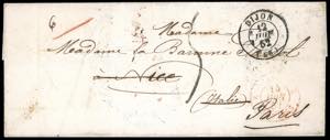 SARDEGNA-FRANCIA 1852 - Lettera non ... 