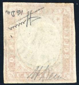 1861 - 40 cent. rosso vermiglio, ... 