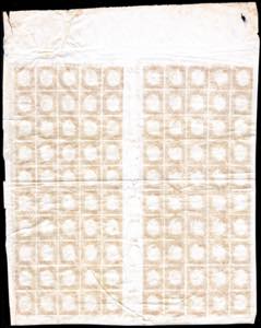 1863 - 10 cent. bistro scuro ... 
