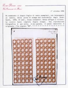 1863 - 10 cent. bistro scuro ... 