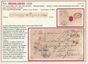 SARDEGNA-GRAN BRETAGNA 1830 - ... 