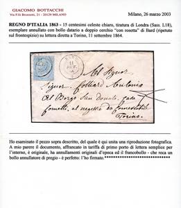 PIEMONTE BARD, punti 12 - 15 cent. ... 