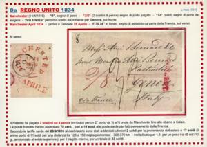 SARDEGNA-GRAN BRETAGNA 1834 - ... 