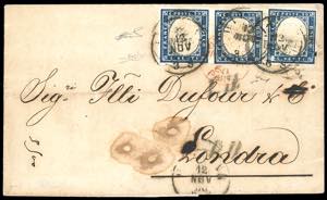 SARDEGNA-GRAN BRETAGNA 1860 - 20 cent. ... 