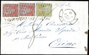 1852 - 2 soldi scarlatto, due esemplari, 1 ... 