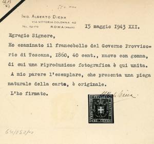 1859 - 40 cent. carminio (21), ... 